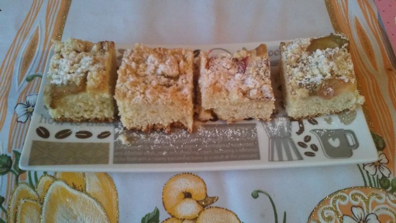 Ciasto drożdżowe z rabarbarem wg Gosi Ciasto drożdżowe z rabarbarem wg Gosi
