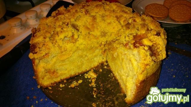 Ciasto drożdżowe z truskawkami 