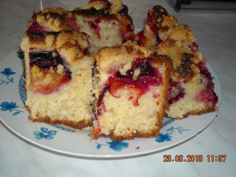 Ciasto drożdzowe ze sliwkami Ciasto drożdzowe ze sliwkami