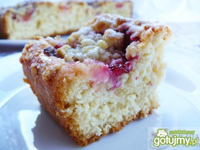 Ciasto drożdżowe ze śliwkami i kruszonką Ciasto drożdżowe ze śliwkami i kruszonką