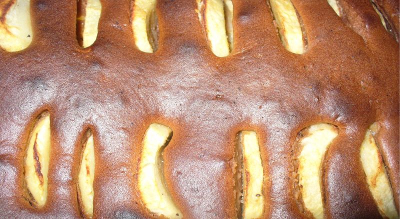 Ciasto fale dunaju z jabłkami Ciasto fale dunaju z jabłkami