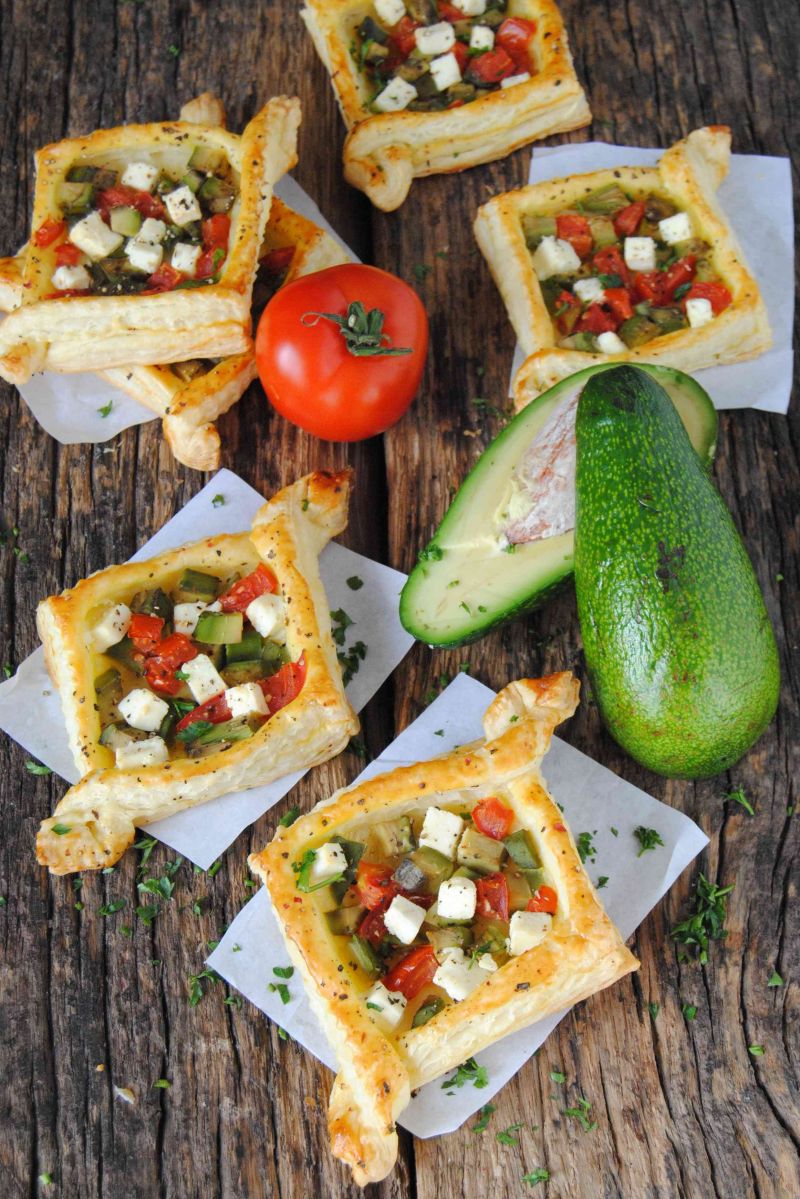 Ciasto francuskie z awokado Ciasto francuskie z awokado