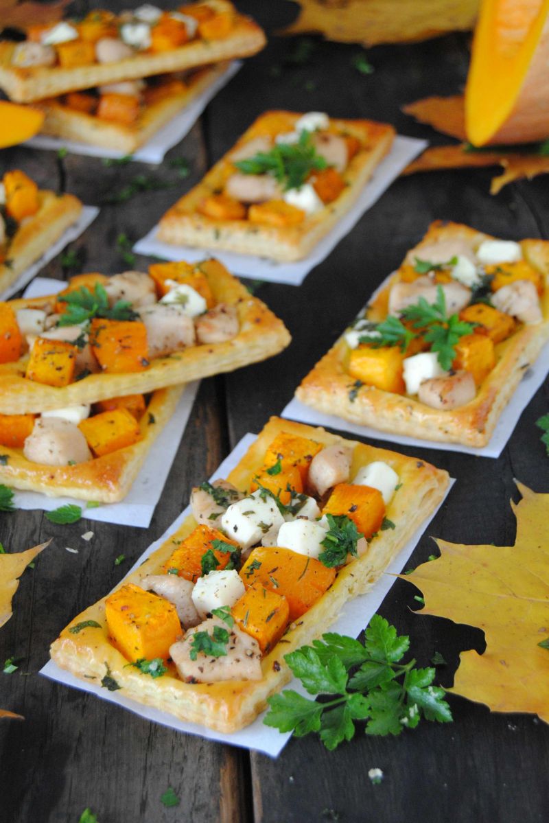 Ciasto francuskie z dynią Ciasto francuskie z dynią