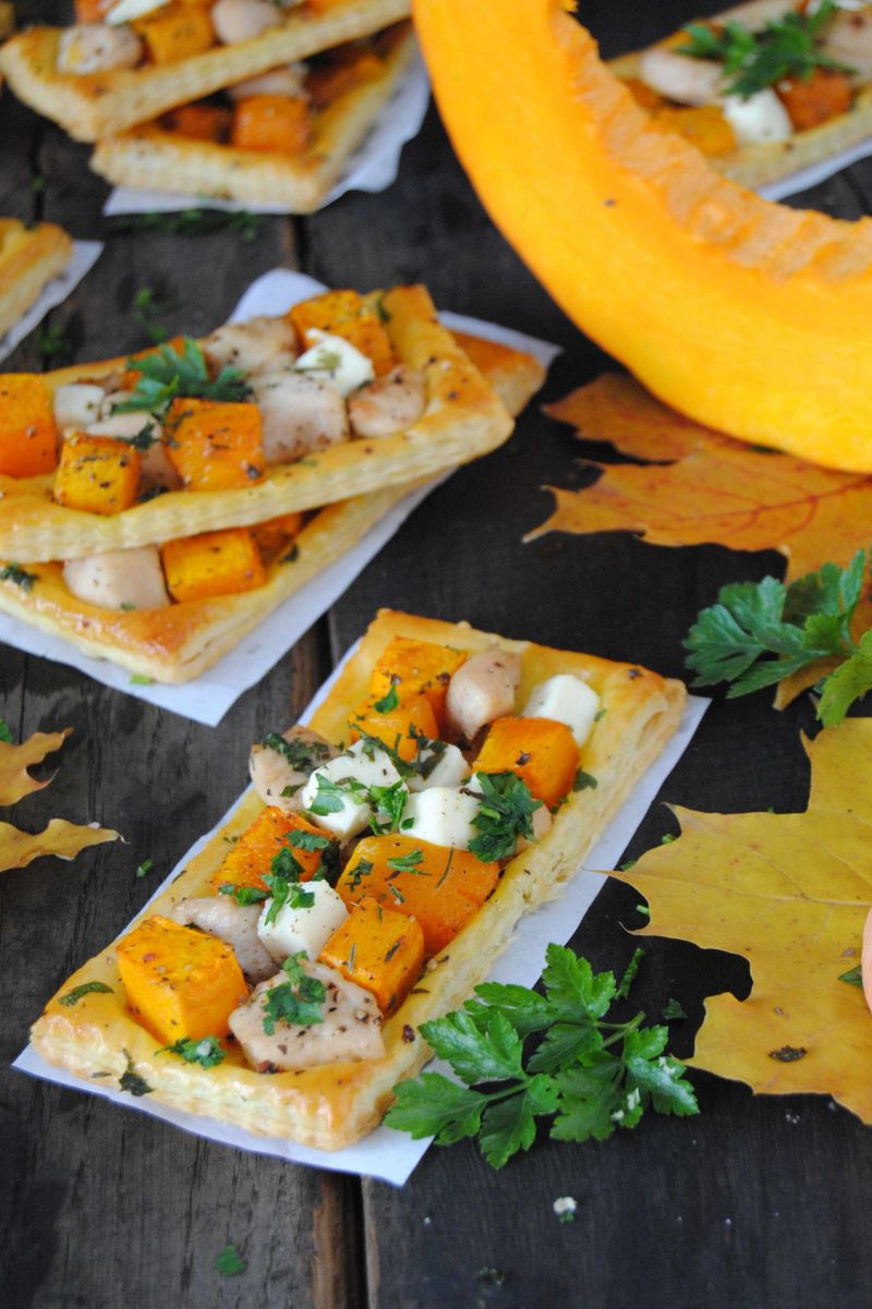 Ciasto francuskie z dynią Ciasto francuskie z dynią