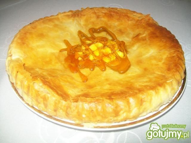 Ciasto francuskie z dyniowym farszem Ciasto francuskie z dyniowym farszem