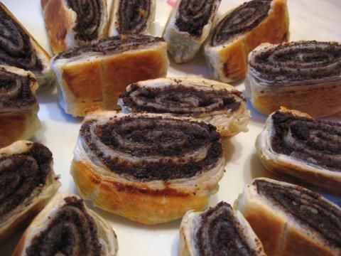 Ciasto francuskie z makiem Ciasto francuskie z makiem