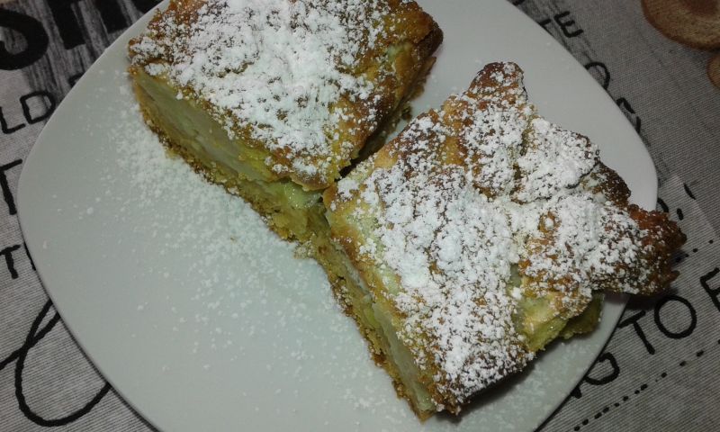 Ciasto gruszkowo - rabarbarowe Ciasto gruszkowo - rabarbarowe