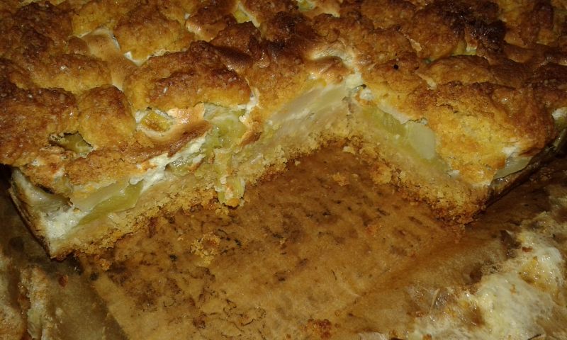 Ciasto gruszkowo - rabarbarowe Ciasto gruszkowo - rabarbarowe