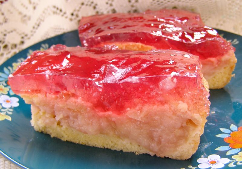 Ciasto jabłkowe z galaretką