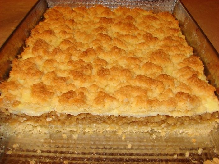 Ciasto jabłkowe z posypką