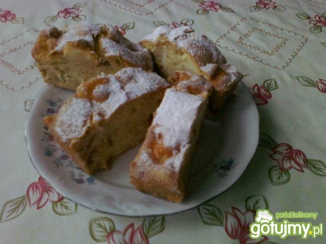 Ciasto jabłkowe z rodzynkami 2 Ciasto jabłkowe z rodzynkami 2