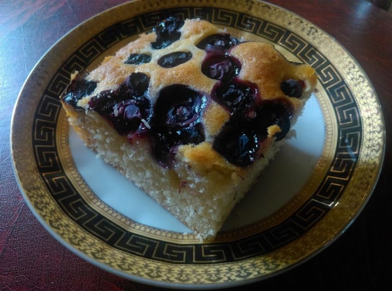 Ciasto jogurtowe z borówkami Ciasto jogurtowe z borówkami