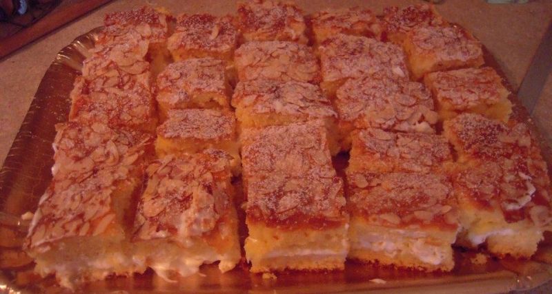 Ciasto jogurtowe z migdałami Ciasto jogurtowe z migdałami