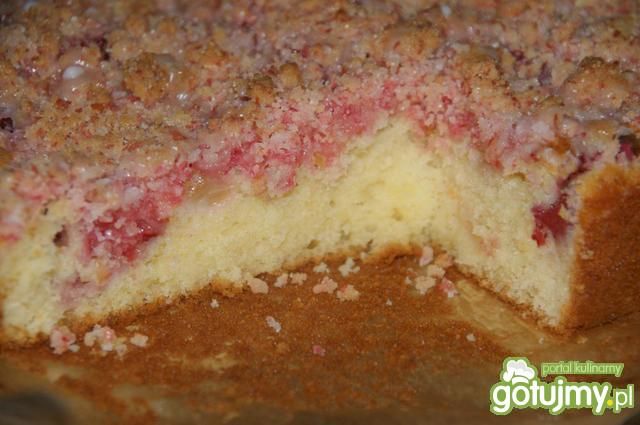 Ciasto jogurtowe z owocami kolorowe