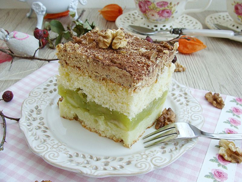 Ciasto kajmakowo-jabłkowe 