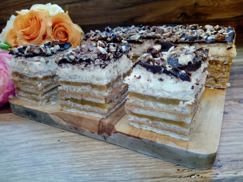 Ciasto kajmakowo - jabłkowe