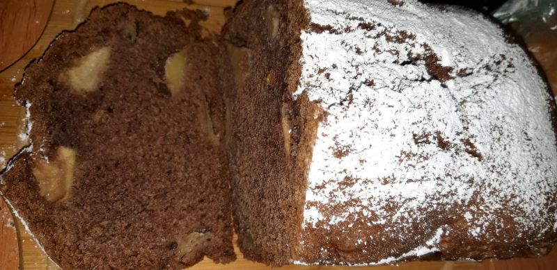 Ciasto kakaowe z jabłkami Ciasto kakaowe z jabłkami