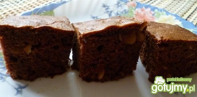 Ciasto kakaowe z migdałami  Ciasto kakaowe z migdałami