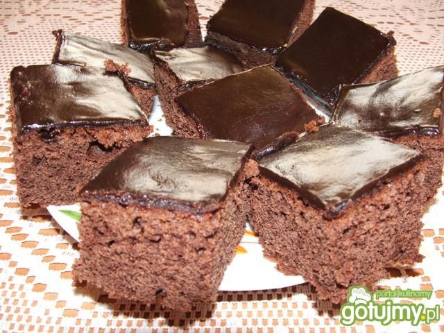 Ciasto kakaowe z polewą