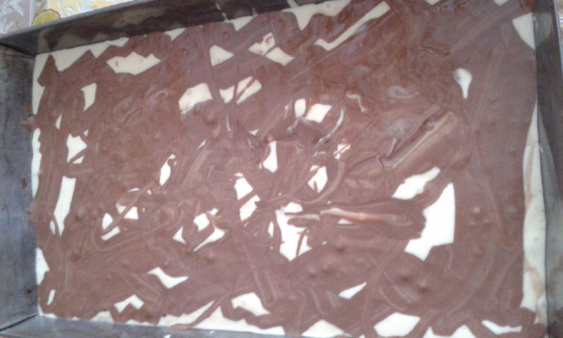 Ciasto kakaowe z truskawkami