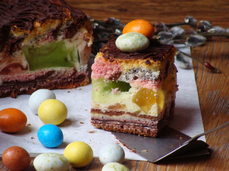 Ciasto kalejdoskop Ciasto kalejdoskop