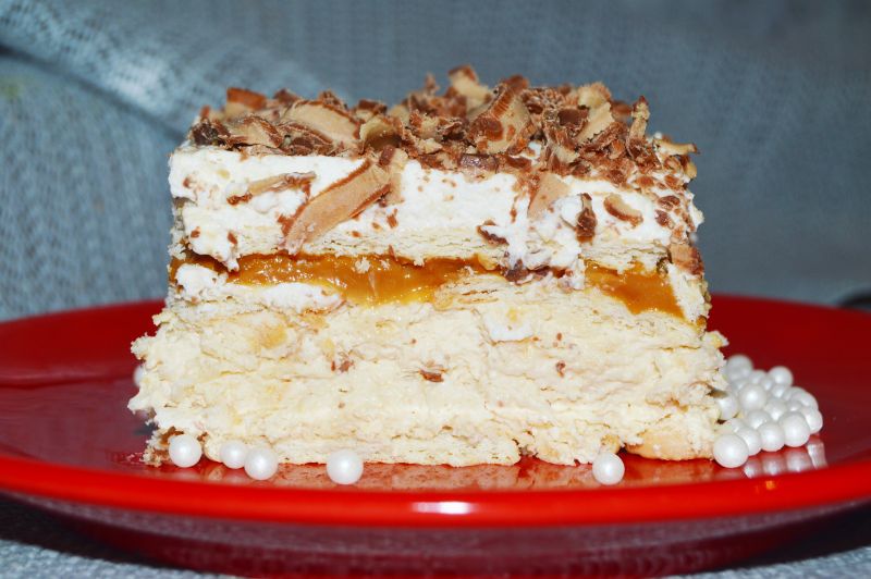 Ciasto karmelowe na zimno