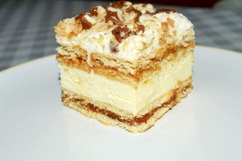 Ciasto kinder bueno z krówką Ciasto kinder bueno z krówką