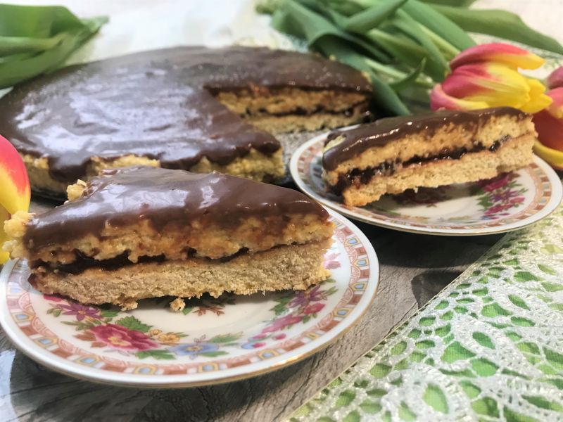Ciasto "Kinder Czekolada" z jaglanym kremem