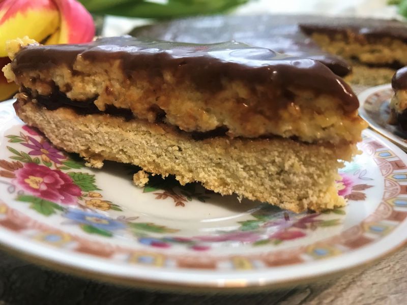 Ciasto "Kinder Czekolada" z jaglanym kremem