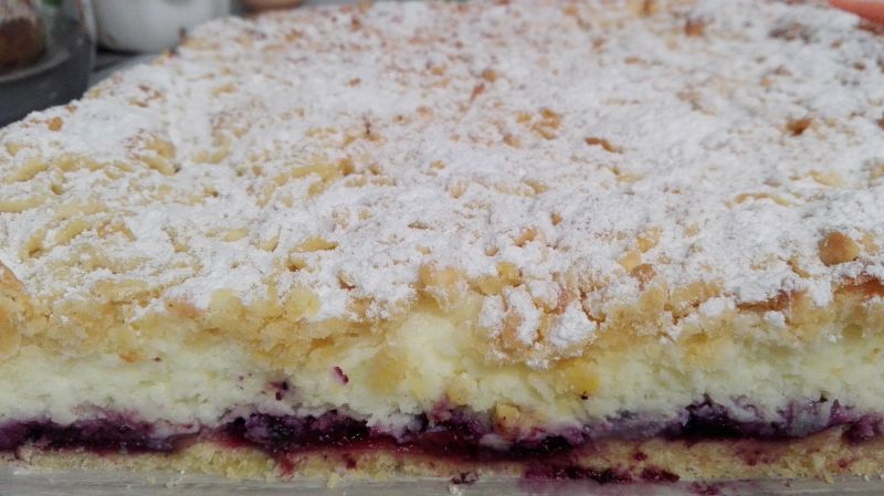 Ciasto kokosowo-jagodowe