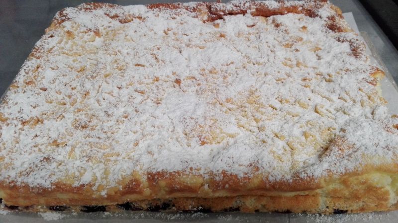 Ciasto kokosowo-jagodowe