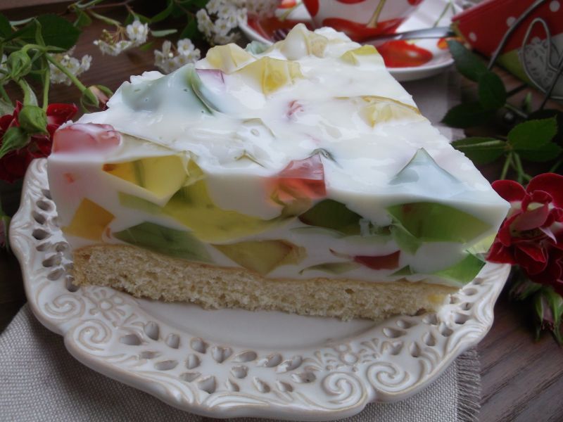 Ciasto ,,Kolorowe szkiełko '' Ciasto ,,Kolorowe szkiełko ''