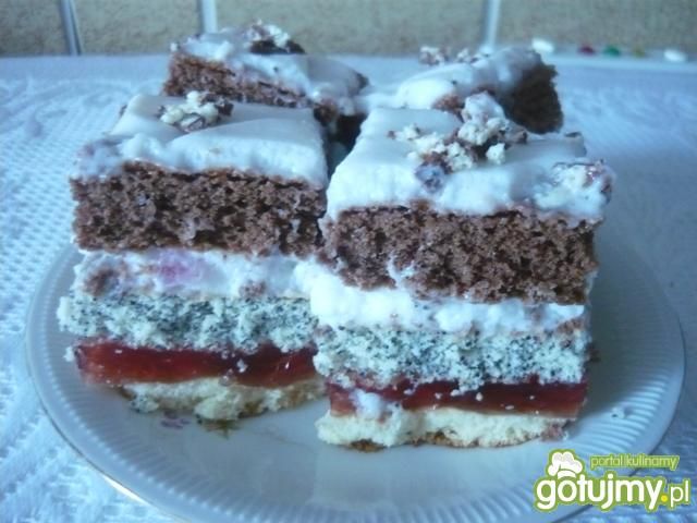 Ciasto kolorowe wg Danusi