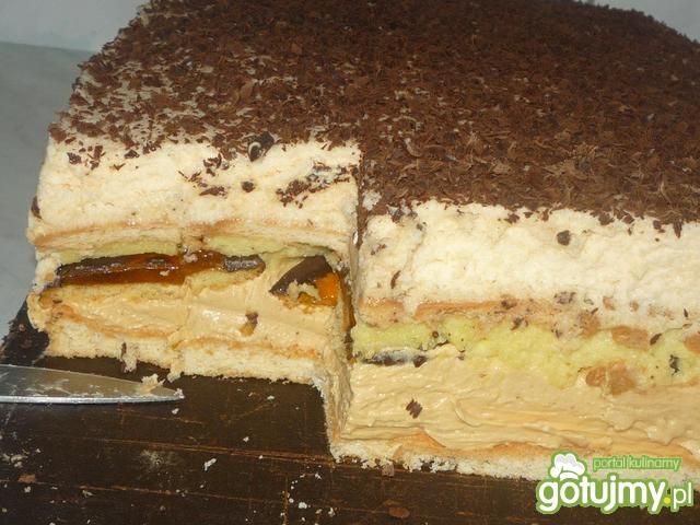 Ciasto krówkowe z delicjami