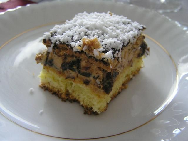 Ciasto krówkowo-rumowe