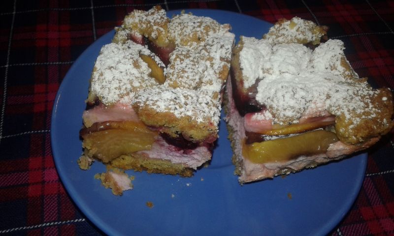 Ciasto kruche z chia i owocami