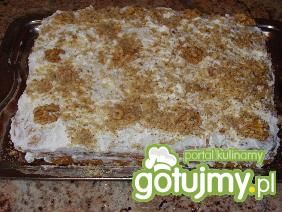 Ciasto kruche z krówką i bitą śmietaną Ciasto kruche z krówką i bitą śmietaną