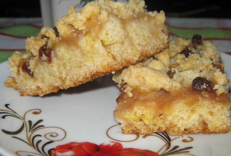 Ciasto kruche z musem jabłkowo dyniowym