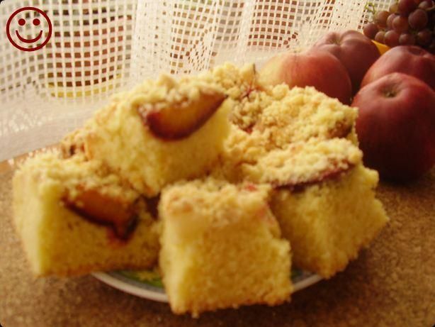 Ciasto kruche z owocami i kruszonką