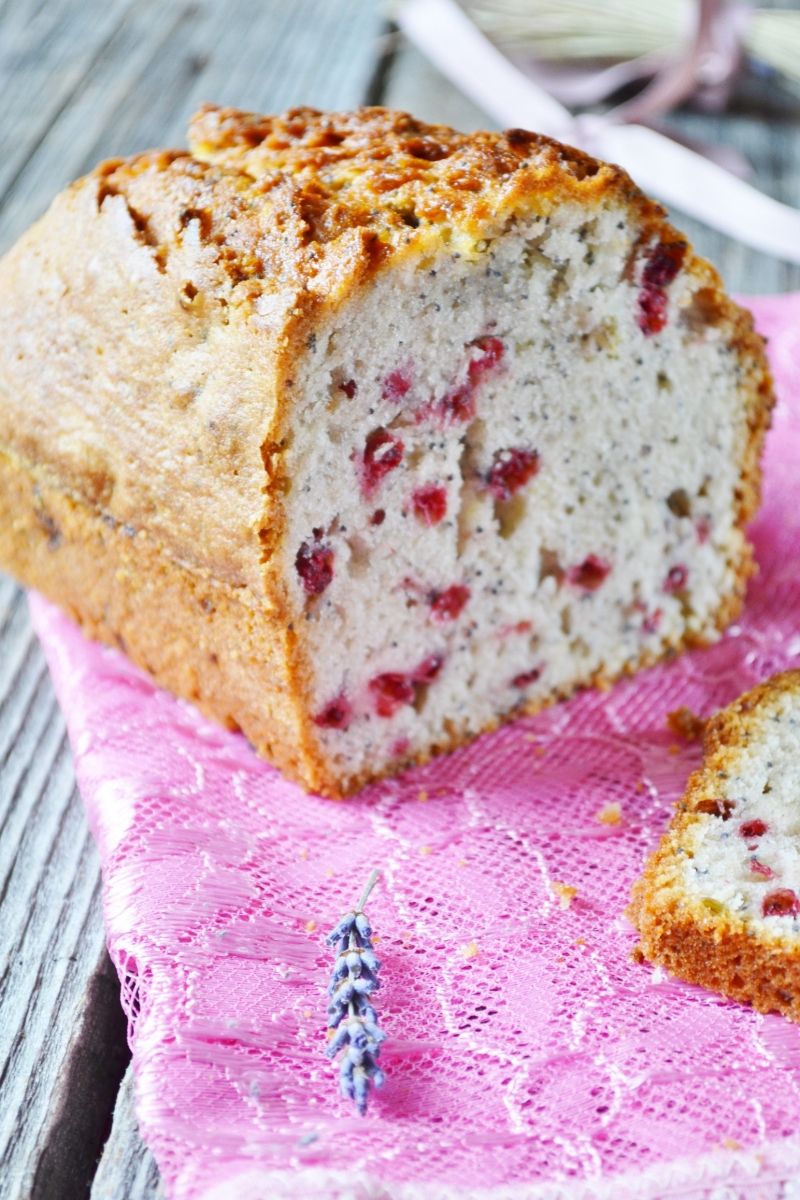 Ciasto lawendowo - porzeczkowe