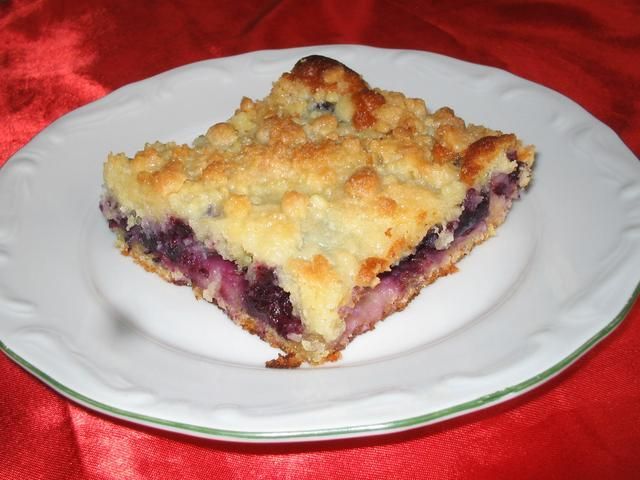 Ciasto lila z kruszonka Ciasto lila z kruszonka
