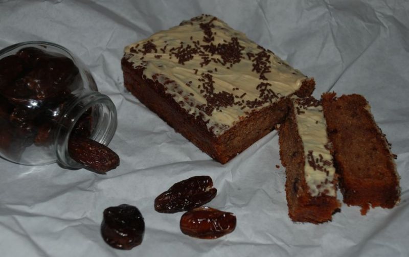Ciasto makaronowe z daktylami Ciasto makaronowe z daktylami