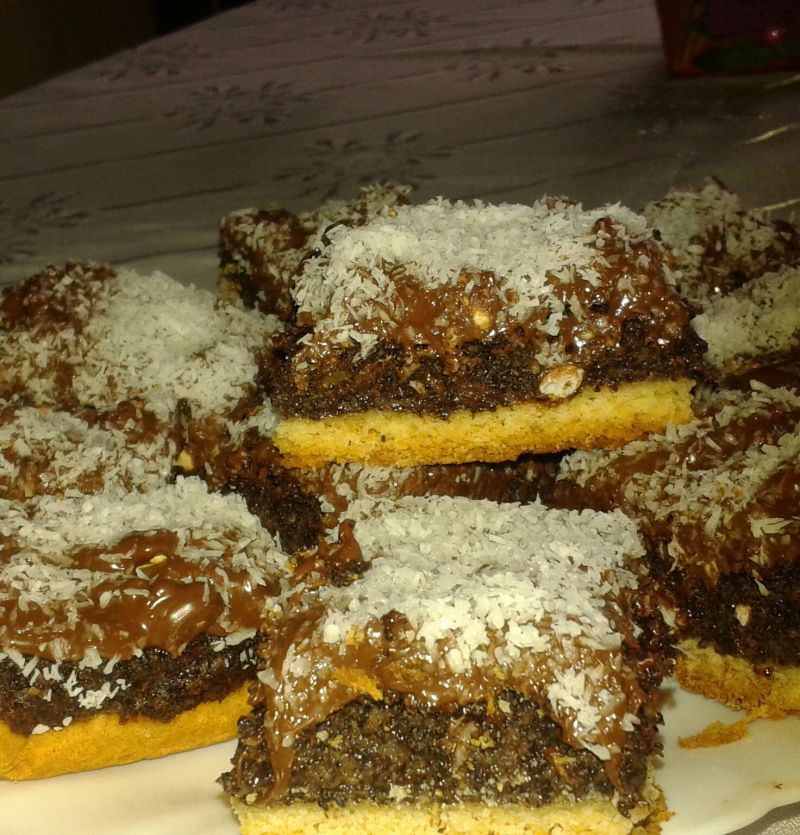 Ciasto makowe na kruchym spodzie