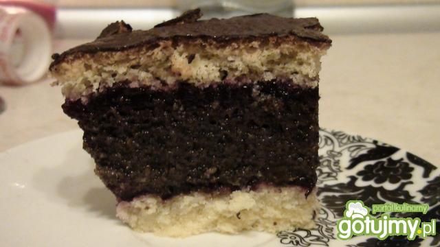 Ciasto makowe z konfiturą porzeczkową Ciasto makowe z konfiturą porzeczkową