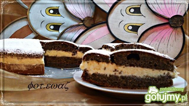 Ciasto makowe z kremem 