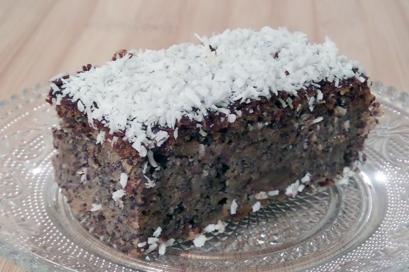 Ciasto makowo-jabłkowe