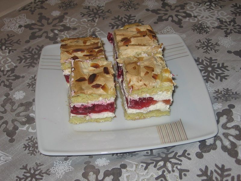 Ciasto malinowa chmurka  Ciasto malinowa chmurka