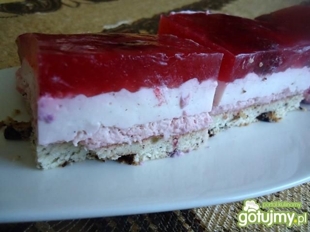 Ciasto malinowe z galaretką Ciasto malinowe z galaretką