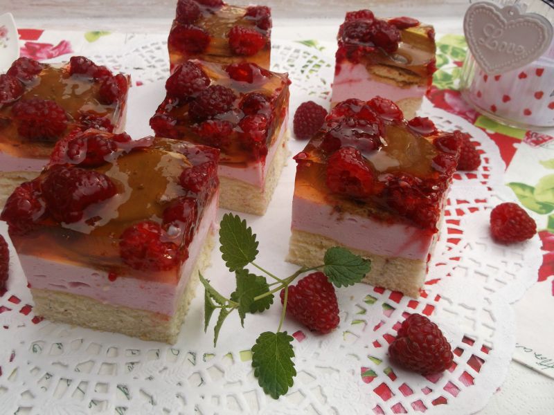 Ciasto ,, Malinowy obłoczek''