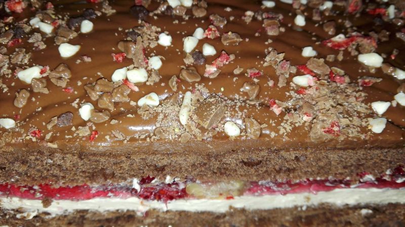 Ciasto  malinowy pocałunek Ciasto  malinowy pocałunek